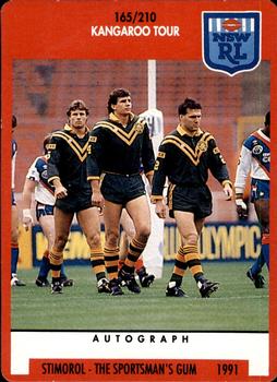 1991 Stimorol NRL #165 Kangaroo Tour Front